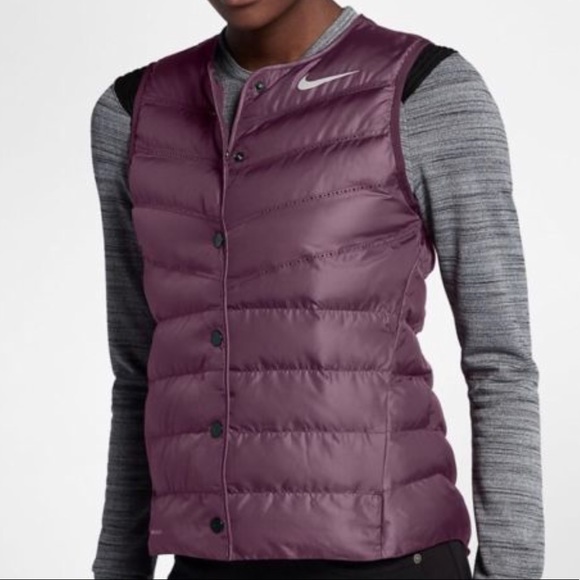 Nike Jackets & Blazers - NWT Nike aeroloft Bordeaux puffer vest 180$